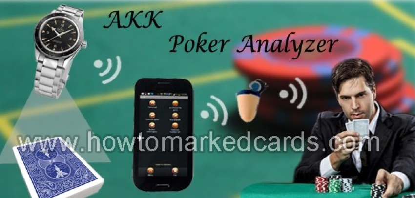 Barcode marked poker cards for poker cheating