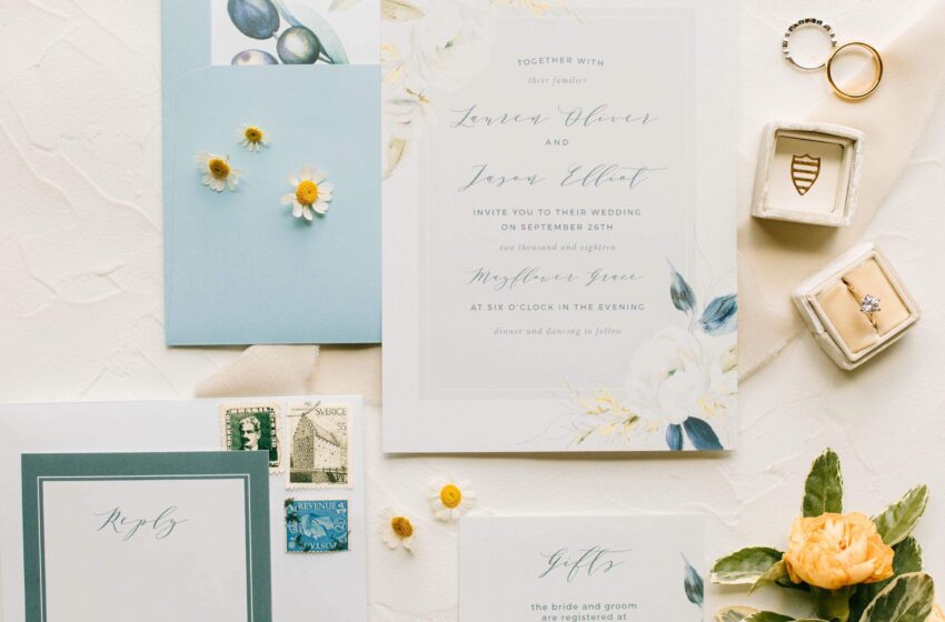 Beautiful wedding invitation templates